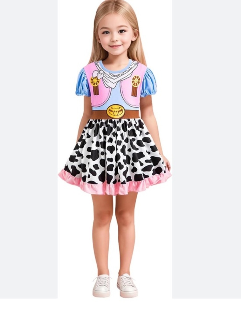Toddler Girls cowgirl Halloween costume dress size 1-2 years